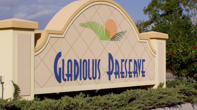 Gladiolus Preserve Entrance